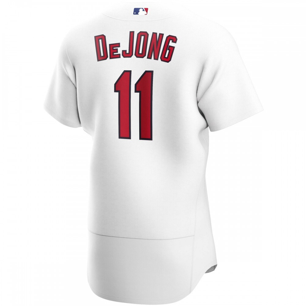 Paul DeJong St. Louis Cardinals Home Authentic Player Jersey - White-Pro Kit Vault | Brand New 26/27 Sports Jerseys